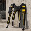Crossed Shoulder Tool Harness Long-Lasting Construction Work Belt Suspender