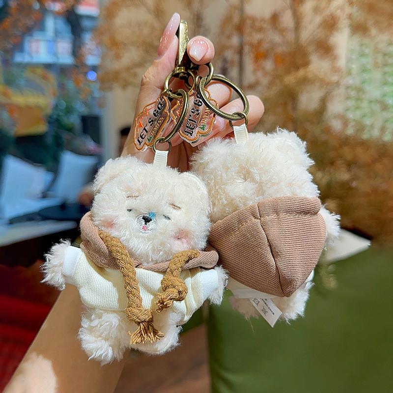 Bold Bear Outadventure Plush Keychain With Cartoon Style For Collectors