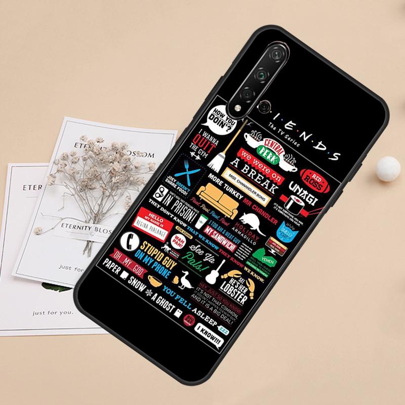 

Friends TV For Huawei Nova 8i 7i 11i 12i 12s 9 10 SE Y60 Y61 Y70 Y72 Y73 Y90 Y91 P20 P40 P30 Lite Case Huawei Nova Y72