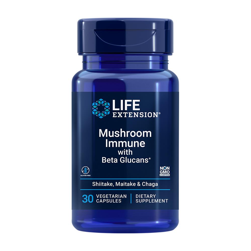 

Mushroom Immune with Beta Glucans, 30 Veg Capsules