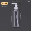 Empty Plastic Shampoo Lotion Pump Bottle Food Grade Safe Leakproof Dispenser for Home Bathroom Travel Use