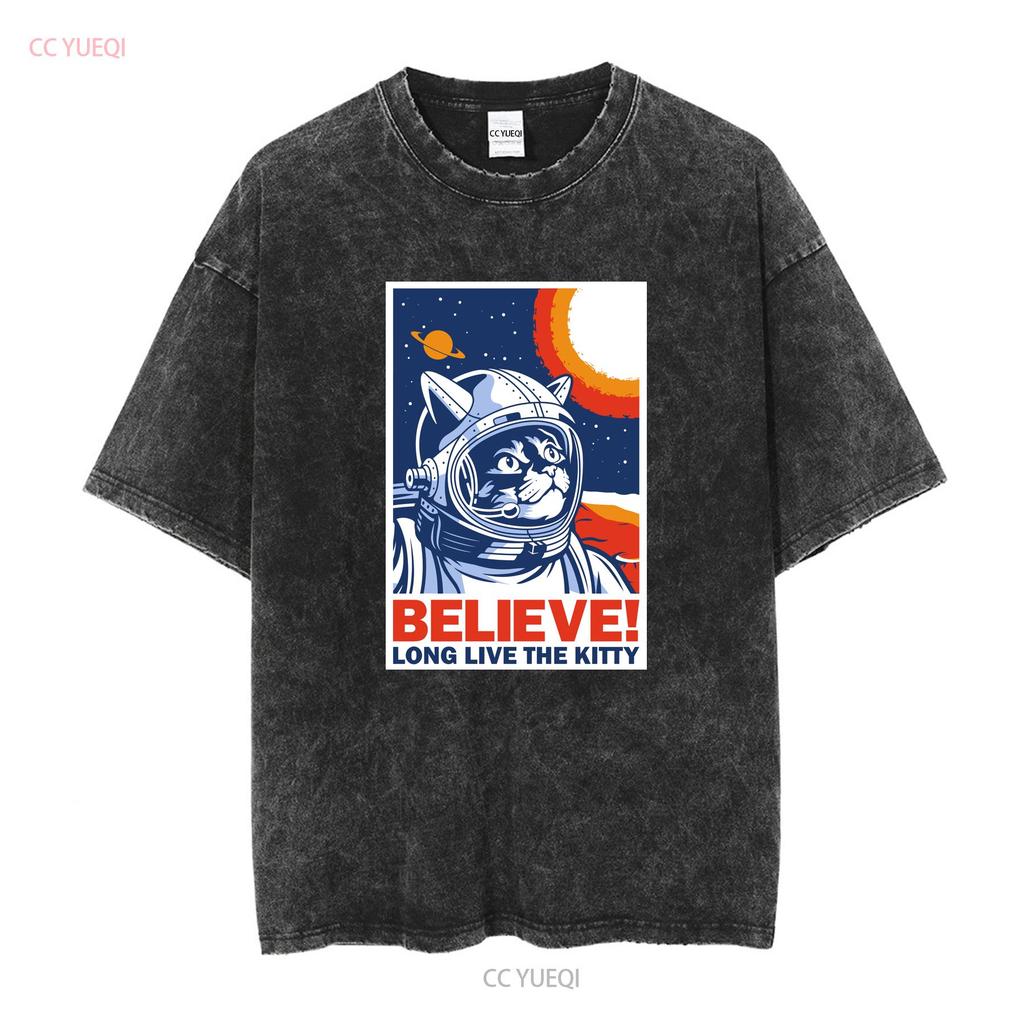 Funny Cat T Shirt Meow Tees Mum Mom Birthday Gift Lover Vintage Washed Slightly Versatile Soft Breathable Comfortable