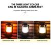 Solar Camping Light USB Rechargeable Outdoor Light Hanging Stepless Dimming Portable Table Lamp for Bar Camping Hiking Emergency