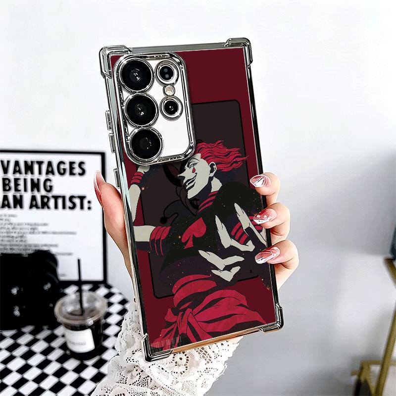 Hunter X-Hunters Hisoka Soft Phone Case For Samsung Galaxy S26 Ultra S25 Edge S24 FE S23 Plus S22 S21 + S20 Plating Anti-Fall Fu