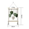 Nordic Style Wall Decoration Shelves Hand-woven Leaf Tapestries Room Wall Hanging