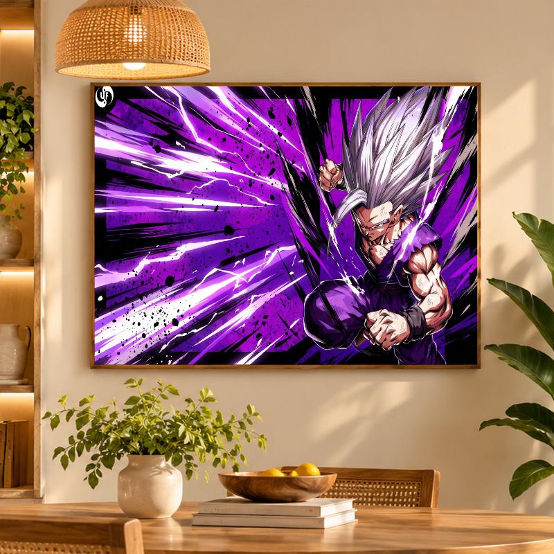 5D Diamond Painting Dragon Ball Gohan DIY Full Drill Diamond Art Kit Home Decoration