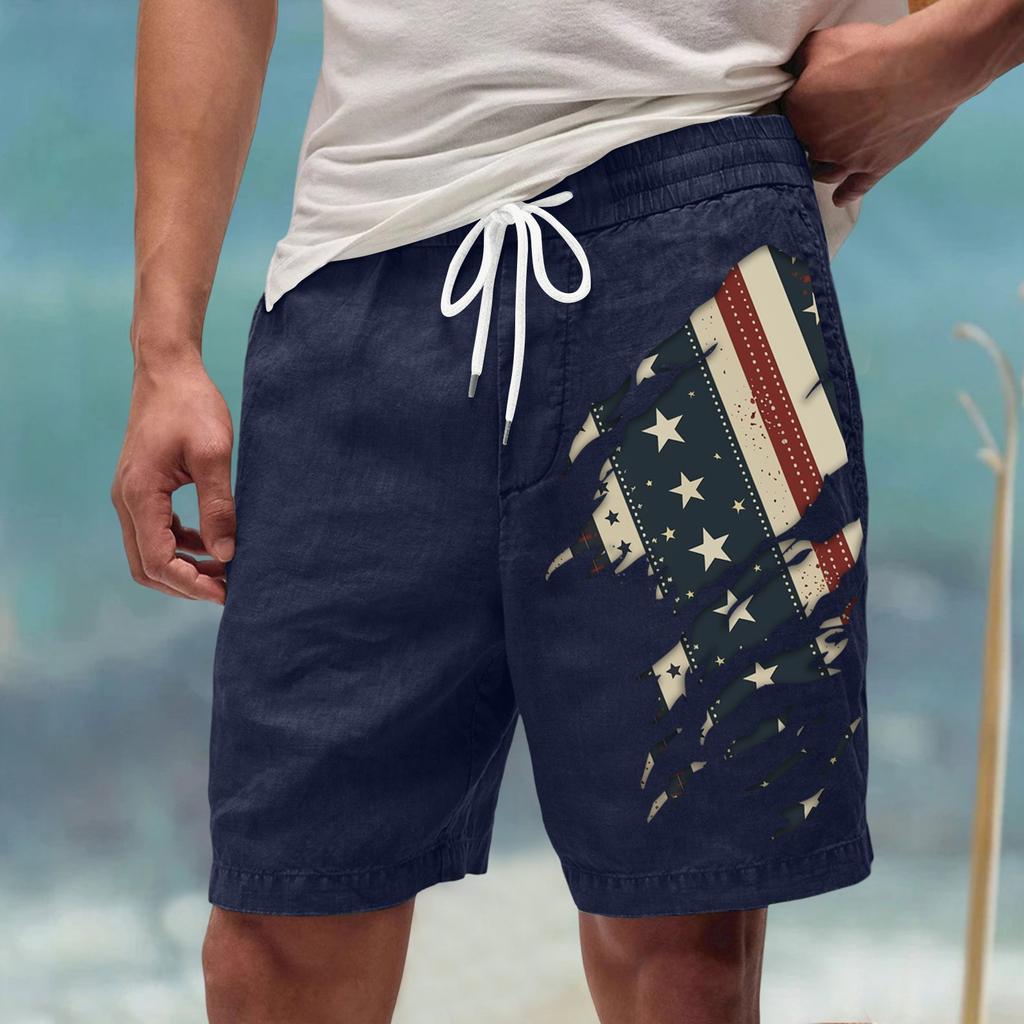 Pantalones Deportivos Holgados Casuales de Verano para Hombre Pantalones Cortos de Playa Grandes