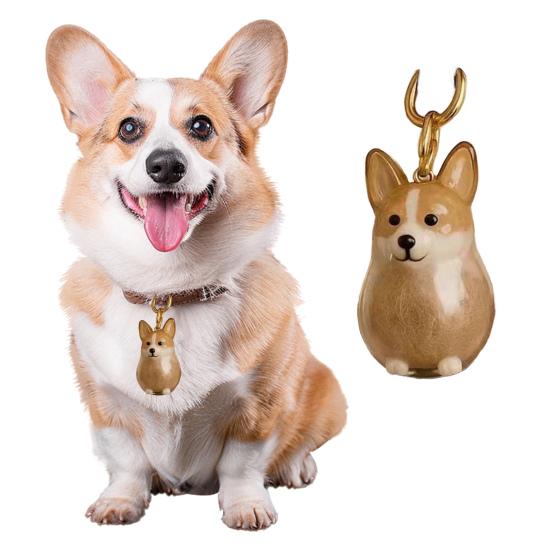 

1/3Pcs Waterproof Dog Hair Collector Keychain Transparent Bottle-Shaped Shell Pet Memorial Bag A