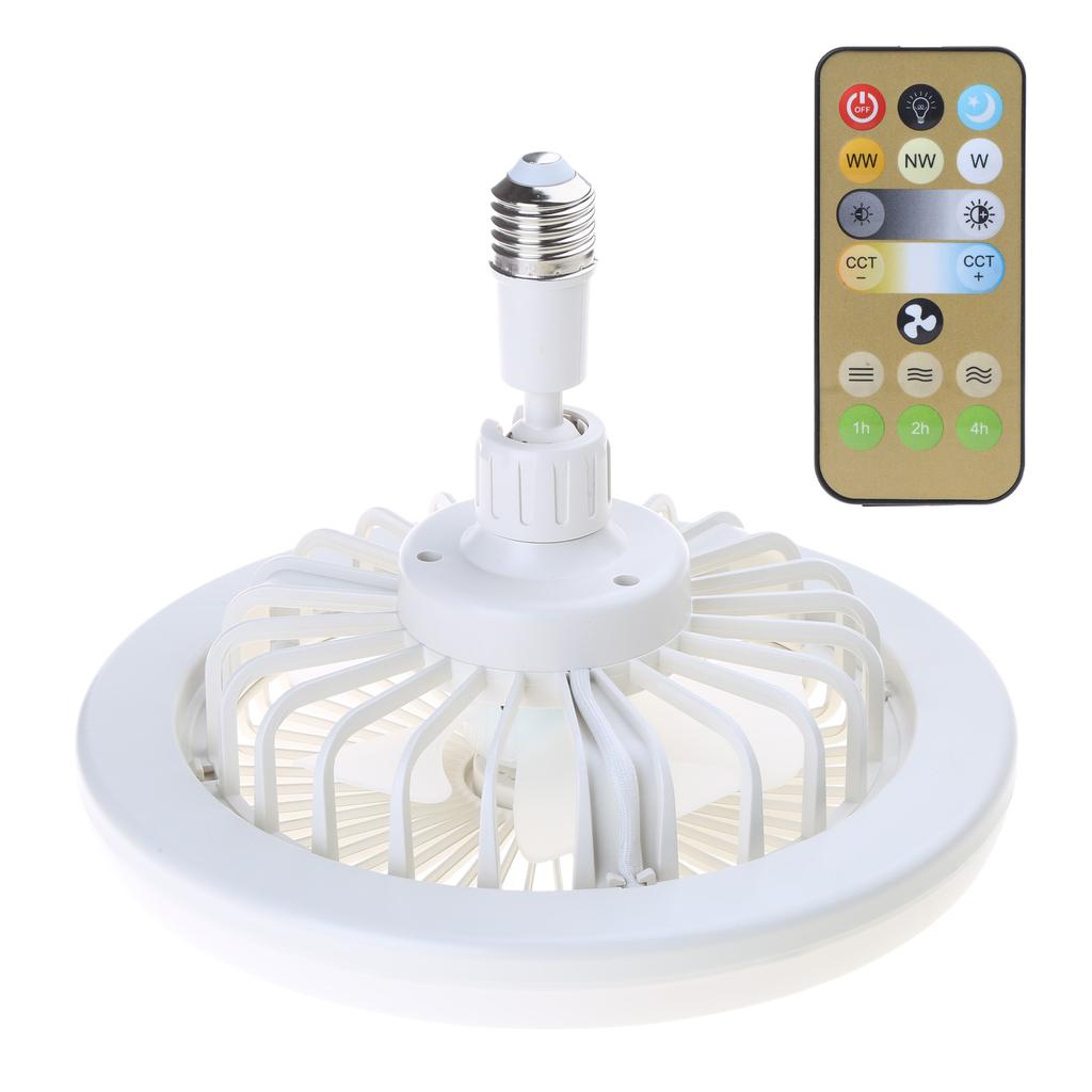 Ceiling Fan 10" Smart 3-Blade Ceiling Fans with Light and Remote Control 3 Colors Dimmable LED 3 Speeds Ceiling Fans