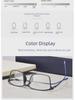 Ochelari BESIFEN E0207 Ultra-Ușori TR90 cu Ramă Completă pentru Bărbați - Ochelari Confortabili pentru Miopie pentru Fețe Mari