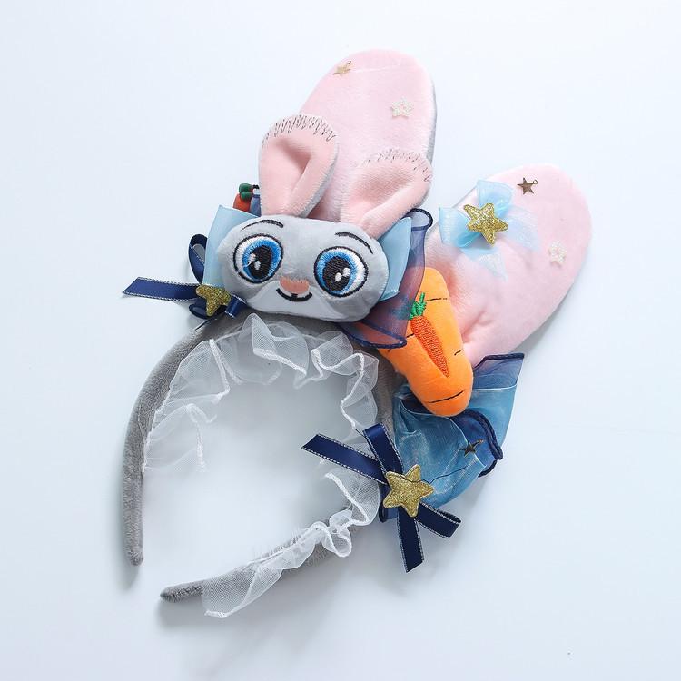 2025 Winter Girls' Elegant Rabbit Officer Down Jacket – High-End Fashion Baby Coat