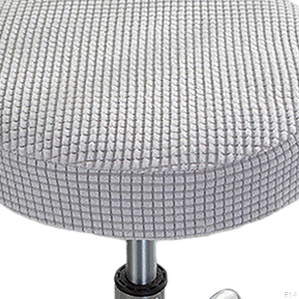 Stool Cover Washable Polyester Fiber Round for Lift Home
