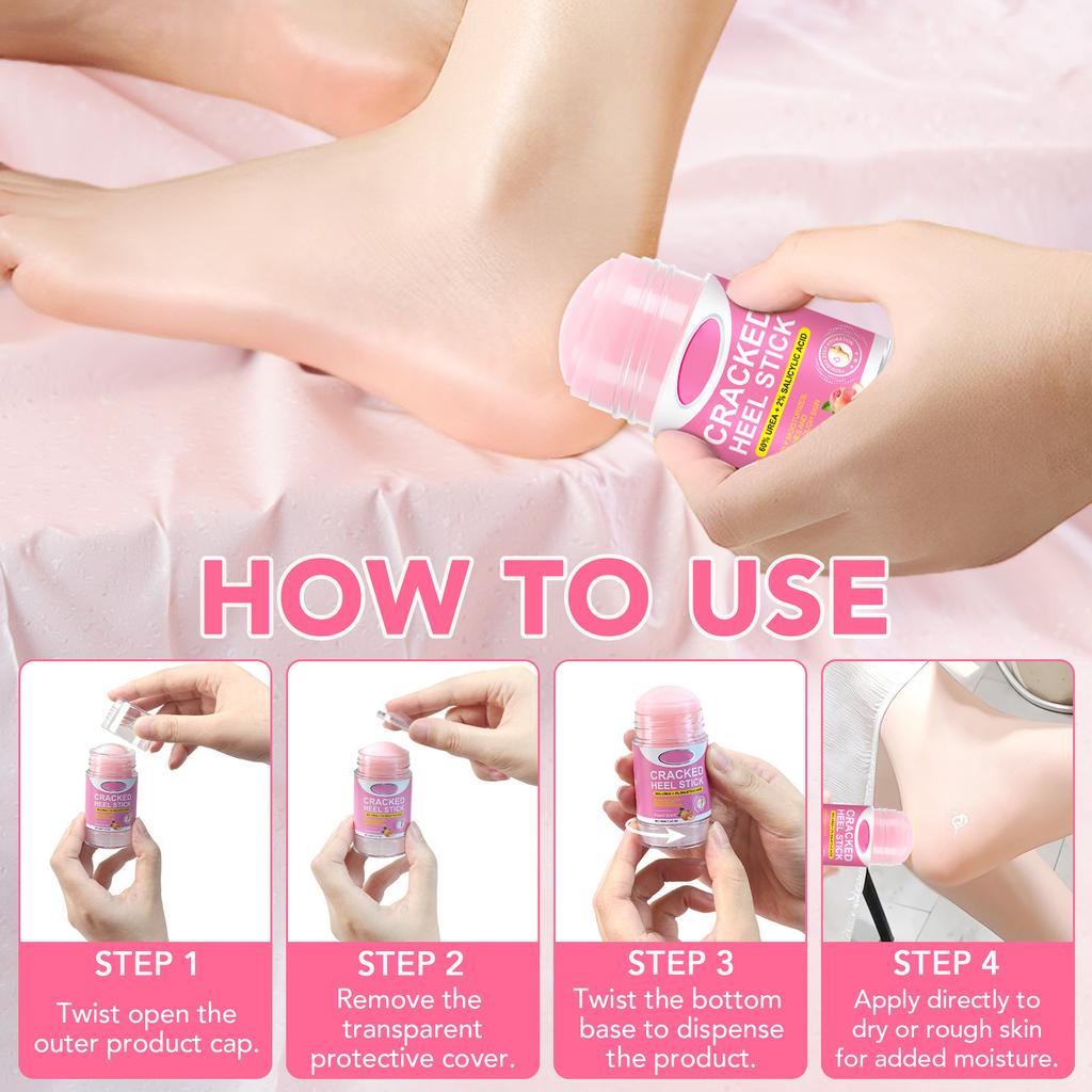 Sztyft do pielęgnacji stóp 40g, Zmiękczający Złuszczający Nawilżający Krem Pielęgnacyjny Sztyft 40g