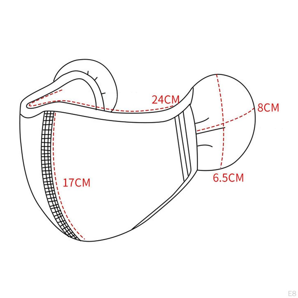 Mască de față pentru activități de iarnă cu apărători pentru urechi, ciclism și camping