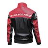 Spring and Autumn American Heavy Casual Sports Leather Jacket Men's Stand Collar Multi-pocket PU Leather Work Coat
