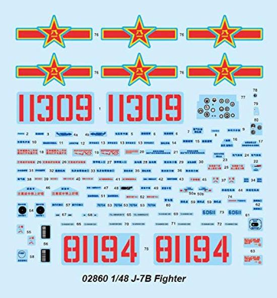 Trumpeter Chinese Air Force Fighter 1/48 J-7B Multi-Role
