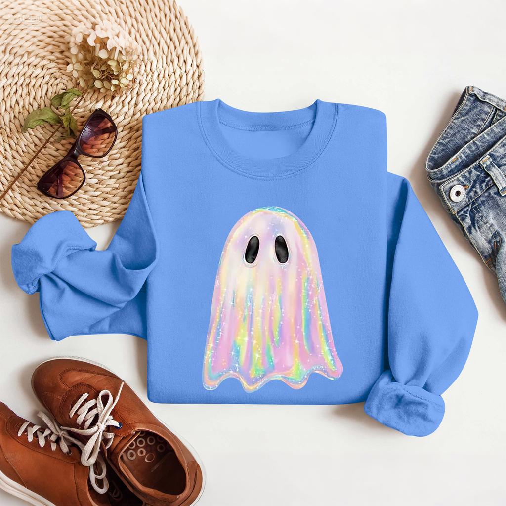 Women  Tops Women's Long Sleeve Sweatshirt Casual Crewneck Loose Fit Pollover Fleece Tops
