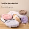 Universal Round Pet Nest: Hamsters, Rats, Guinea Pigs - All-Season Deep Sleep Pad