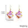 Halloween Earrings Cartoon Ghost Kid Earrings, Dripping Oil Cute Reaper Pumpkin Earrings Horror Earrings