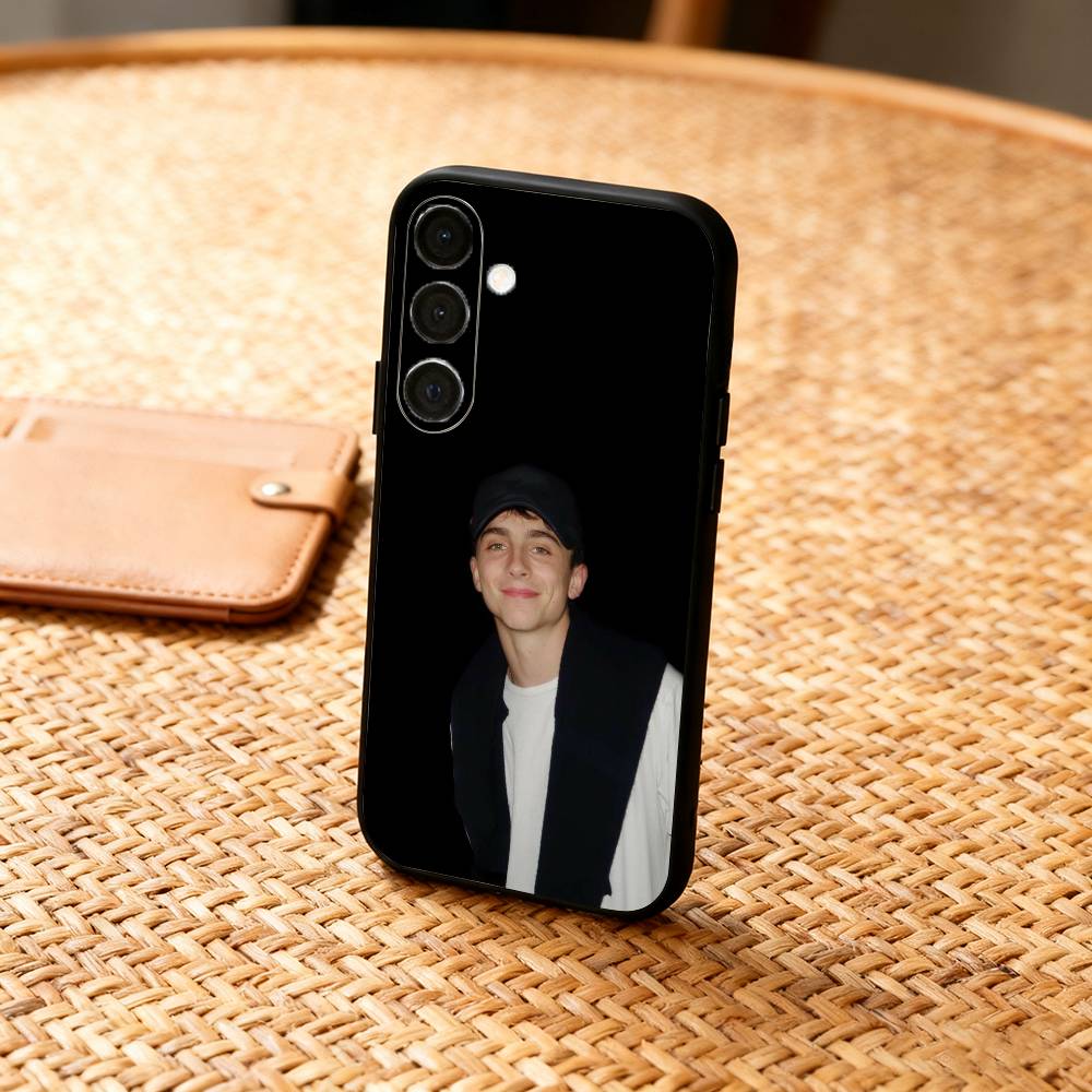 A-Amerikanischer Schauspieler Timothee Chalamet Handyhülle Für Samsung A73,72,71,A52,51,40,41,A22,A32,31,A13, Weiche Schwarze Hülle