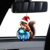 Niedlicher Hängeornament mit Eichhörnchen-Motiv, Autoanhänger mit Umhängeband, einfach aufzuhängen, vielseitiger Taschenanhänger, Schlüsselanhänger-Dekoration