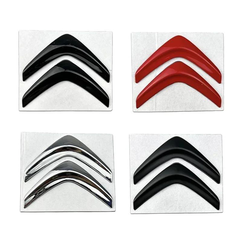Metalowe Naklejki z Emblematami na Maskę i Bagażnik Samochodowe 10.2x8.6cm dla Citroen C4 C3 C5 C1 C6 C8 DS3 DS5 DS4 DS6 Xsara C-Elysee Picasso Nemo