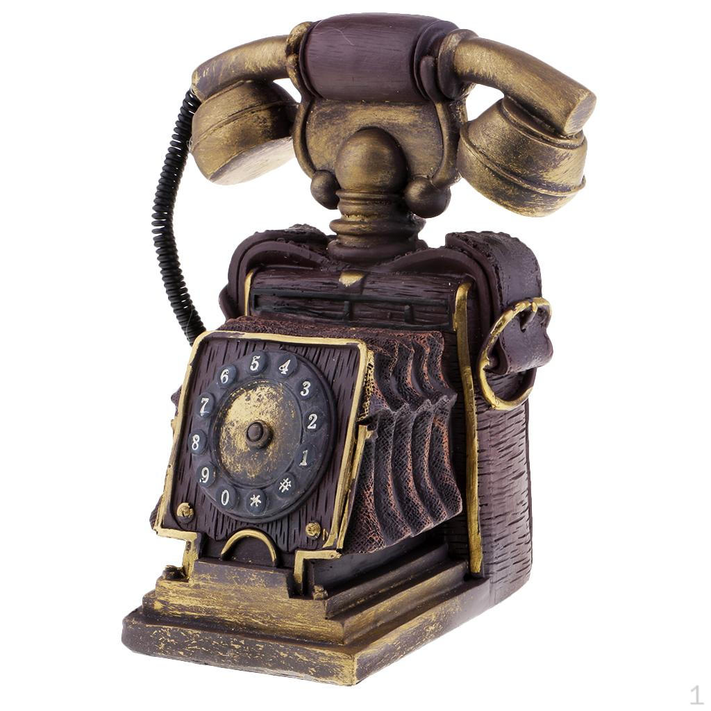 

Rotary Dial Phone Table Decorative Imitation Model Doll 7111-30
