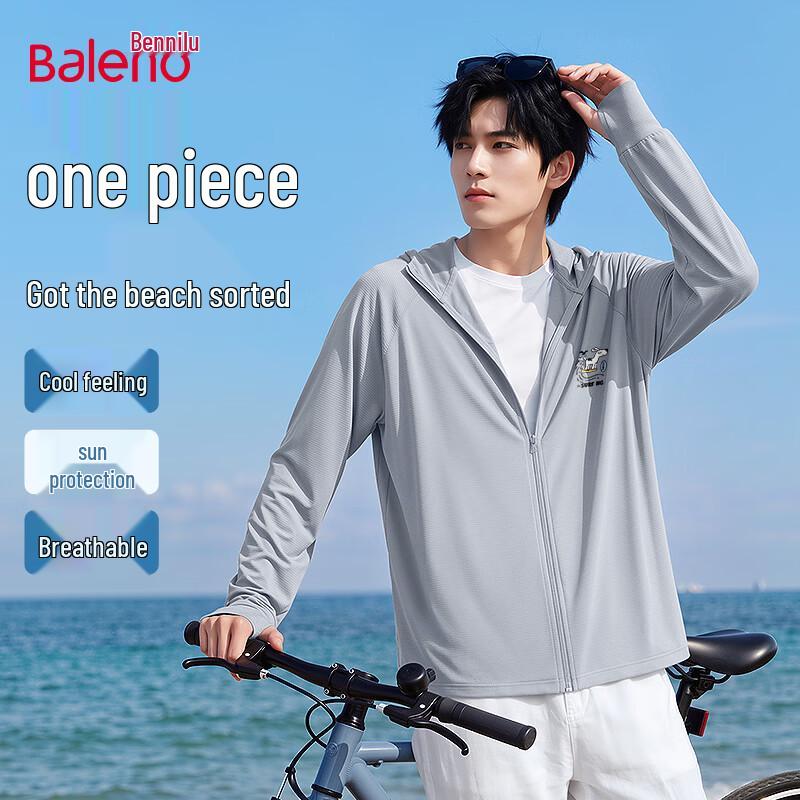 Baleno Men s UPF50+ Ice-Cool Breathable Sun Protection Jacket 3XL