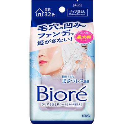 Biore Clear Wipe Sheets 32 Sheets  222ml 