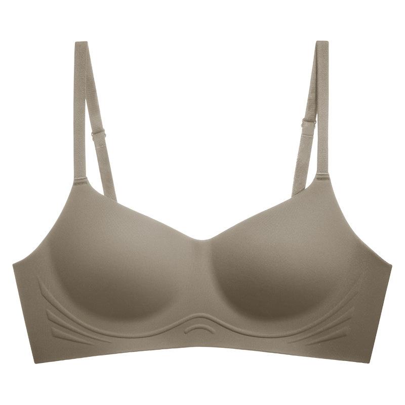 Women's Seamless Bra Thin Cup No Steel Ring One-piece Bra Women Gather Collect Bras