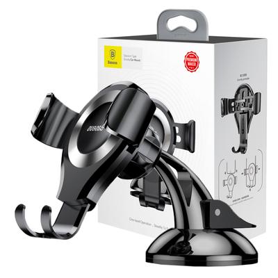 Car Gravity Holder Baseus Osculum For Phone (Silver)