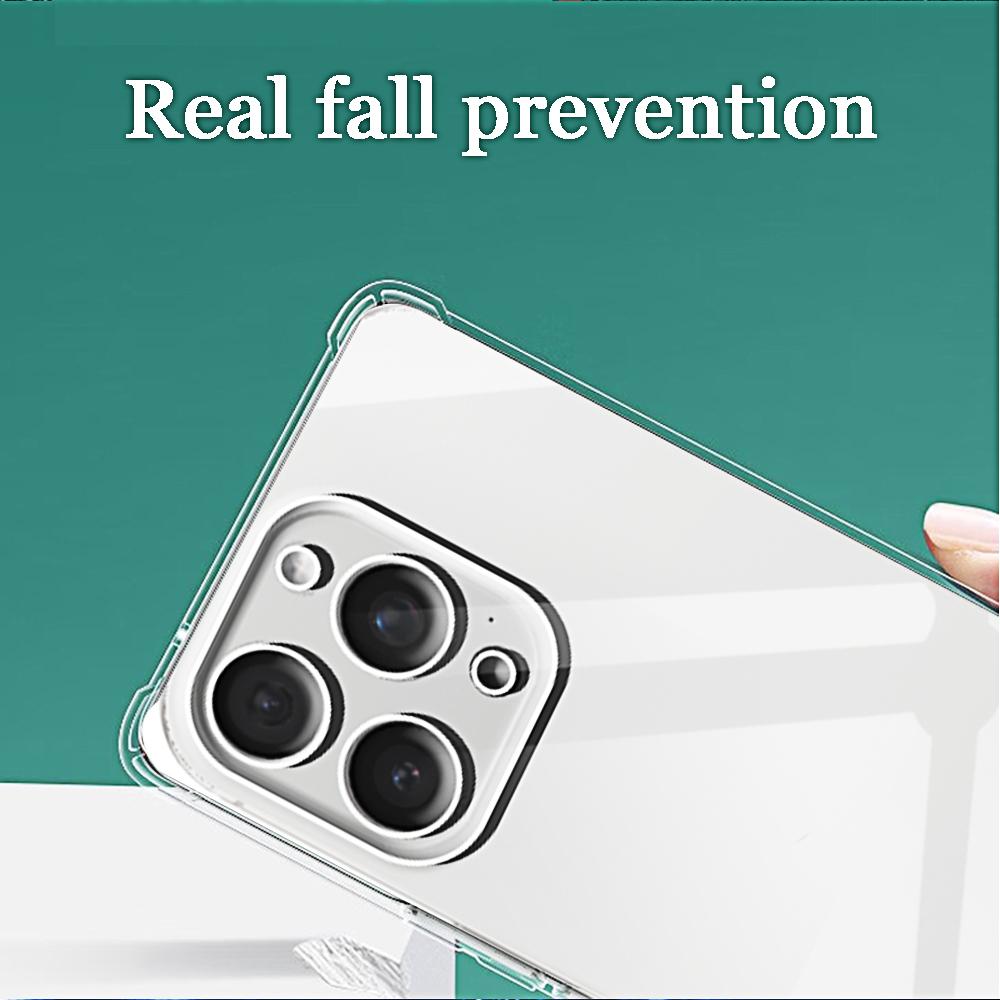 Transparent Phone Case for Iphone 16 Pro Max Shell Protective Camera Back Clera Covers for Iphone16 16promax 16 Proamx 16pro+