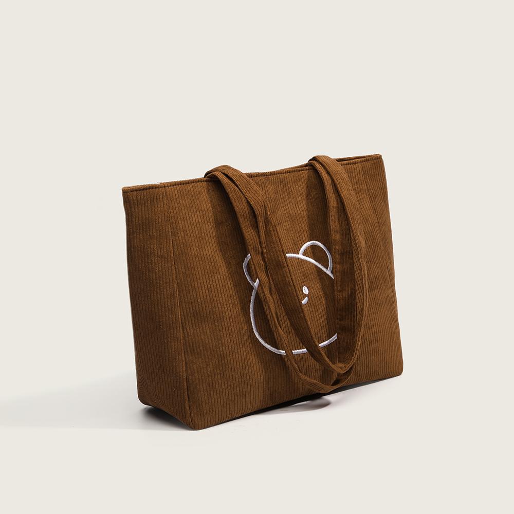 Bag Tote Bag Women Large Capacity Handbag Cloth Bag Shoulder Bag Ladies Commuting High-end Sense Light Luxury Cute Korean Style