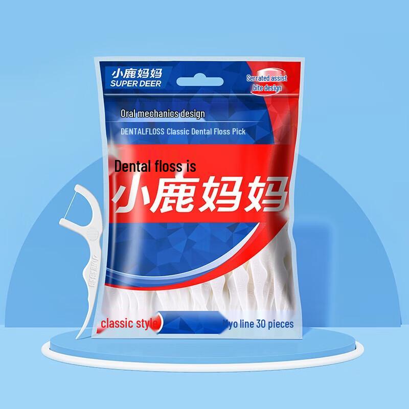 FAWNMUM Classic Smooth Dental Floss Picks