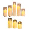 Flameless LED Candles with Remote Control Battery Operated Flickering Fake Pillar Candles Electric Warm Light for Wedding Holiday Home Decor