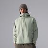 Li Ning CF Su Wan Long Jia Series Solid Color Hooded Casual Outdoor Hiking Waterproof Windproof Jacket Unisex Jacket Desert-Green AEMU047-1