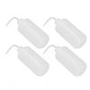 4Pcs 500ml Wash Bottle Plastic Portable Squeeze Safety Washing Bottle with Scales