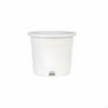 Resin Flower Pot, Deep Planter, MultiHole Base, Large, For Roses & Greenery 20.2x15x17.2cm White