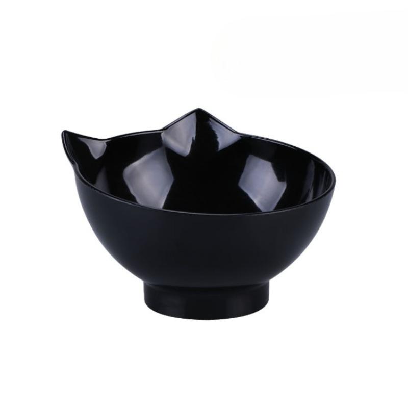 Three Pet Bowls: A High-legged Bowl for Protecting The Cervical Vertebrae of Cats and Dogs, A Tilted Anti-tipping Pet Food Bowl