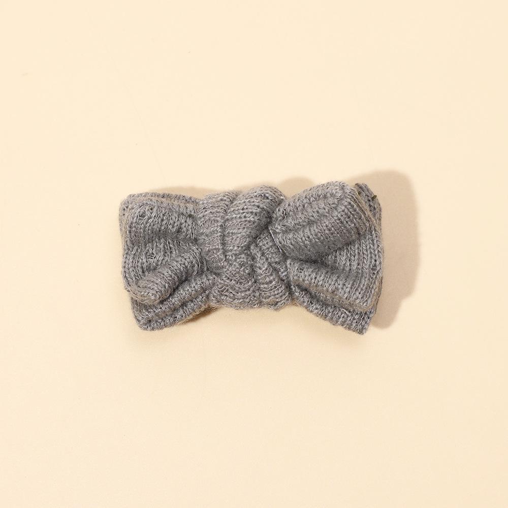 

Детские вязаные заколки-банты для волос - Декоративные головные уборы в корейском стиле для девочек