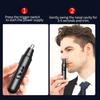 Cordless Nose Trimmer Waterproof  Pocket  Skin Friendly Trimming Tool Home Travel Essential Device