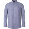 Polo Plaid Pony Logo Embroidered Button-Down Collar Long Sleeve Shirt Men Shirts 710802585-001