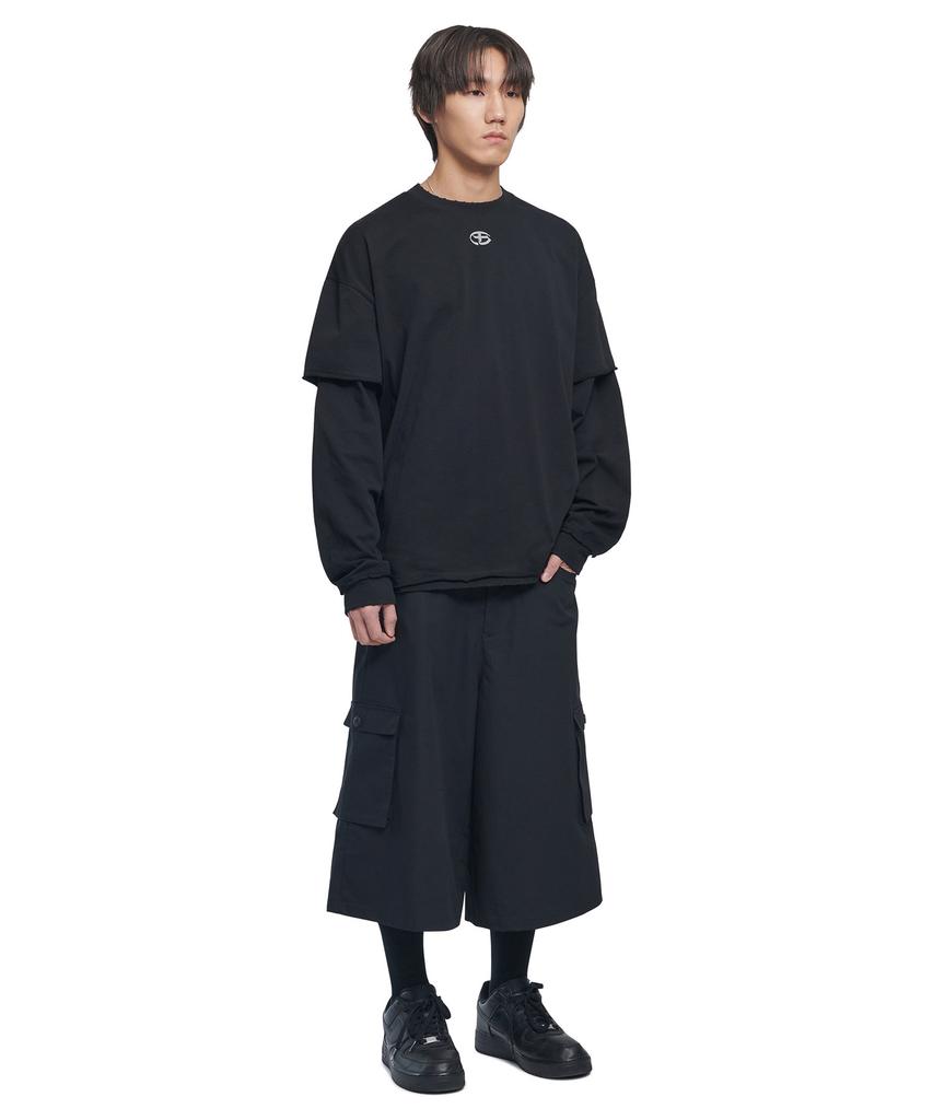 Nomaenyueol D.P Cargo Bermuda Pants - Black