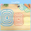Ideal Gift For Kitchen Enthusiasts Non-slip Frosted Nice Plastic Cutting Board