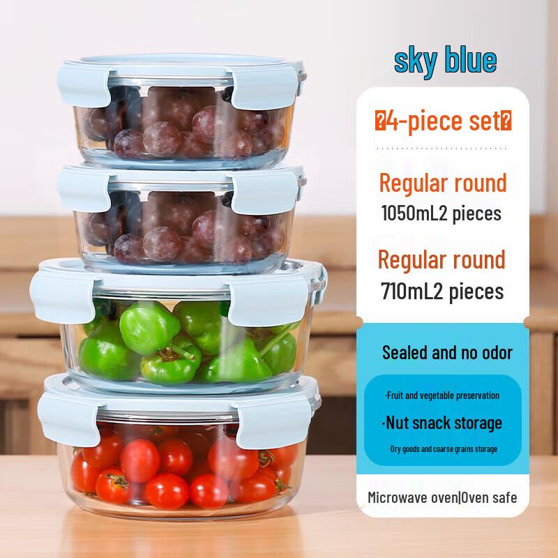 Huihuang H Skleněné nádoby na potraviny potravinářské kvality