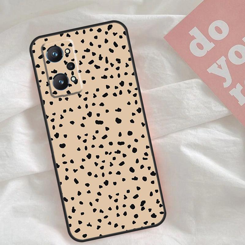 Tan Leopard Case For Realme GT7 Pro GT6 C75 C65 C67 C61 C53 C55 C51 C35 C63 C71 15 11 12 13 14 Pro Plus