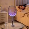 Electric Flytrap Holder, 2-in-1 Insect , With USB Rechargeable Base And 3-layer Safety Net, Suitable For Indoor, Backyard, Camping
