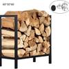 Outdoor Camping and Indoor Firewood Storage Rack