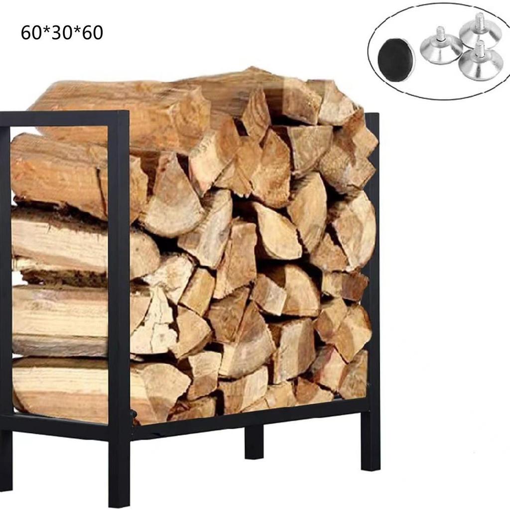 Outdoor Camping and Indoor Firewood Storage Rack