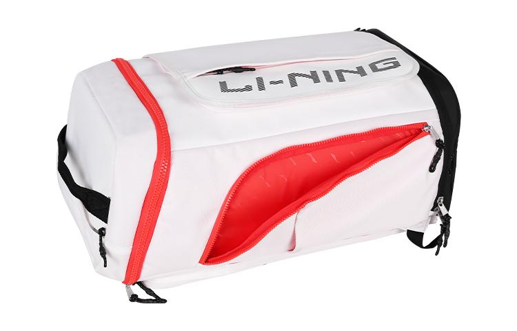Li Ning Professional Basketball Collection Polyester Backpack Unisex White ABSU031-2